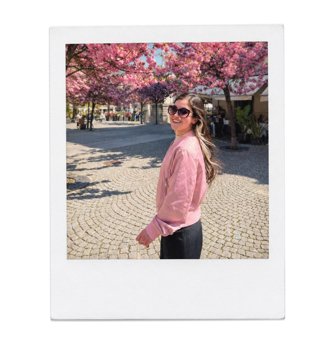 Polaroid photos of Simona