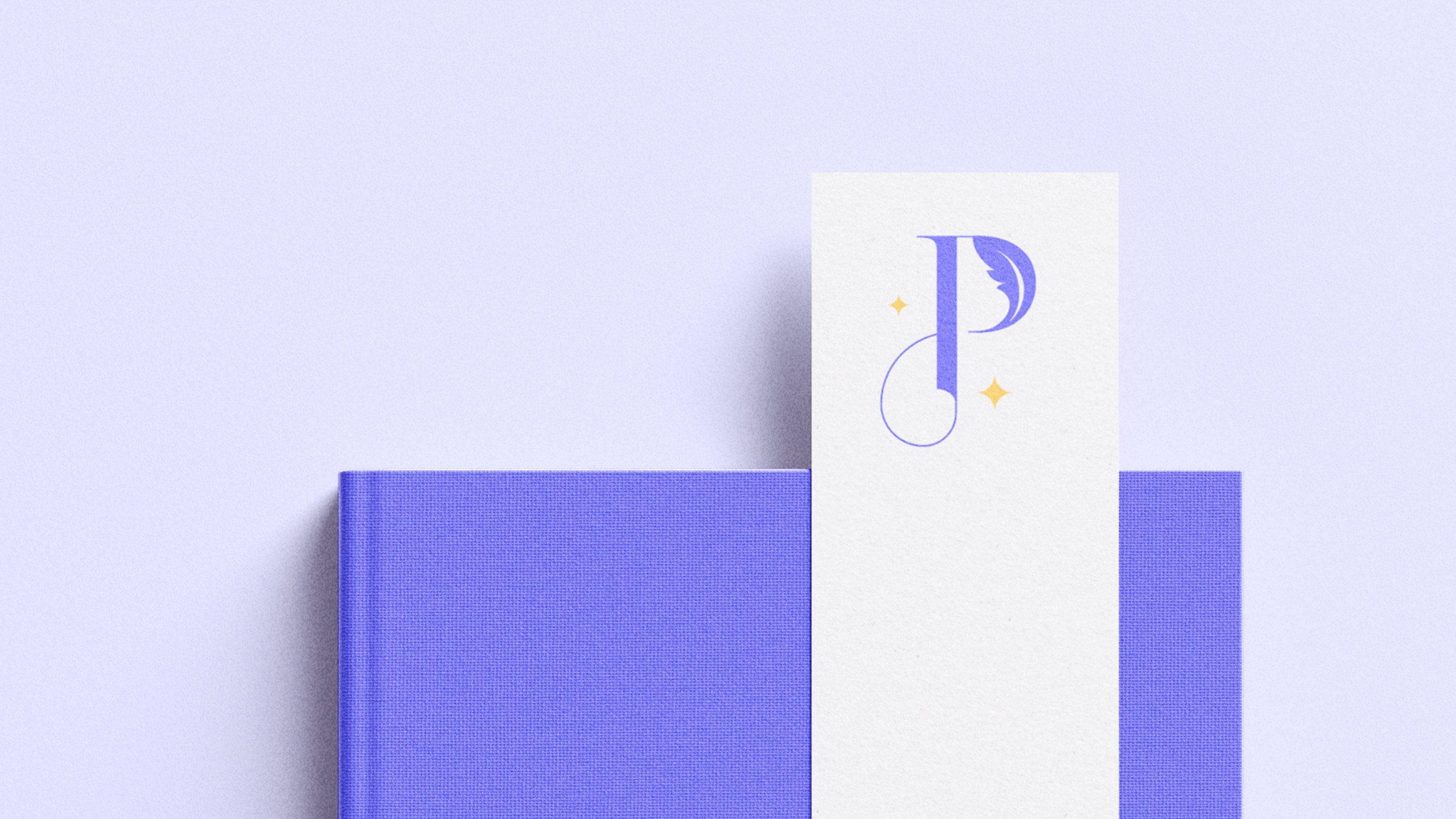 Piuma Books bookmark mockup